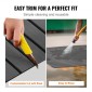 VEVOR Boat Flooring, EVA Foam Boat Decking 94,5" x 23,6", Αντιολισθητικό αυτοκόλλητο δάπεδο, 15,5 sq.ft Θαλάσσιο χαλί για σκάφη, γιοτ, Pontoon, δάπεδα καγιάκ