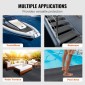 VEVOR Boat Flooring, EVA Foam Boat Decking 94,5" x 23,6", Αντιολισθητικό αυτοκόλλητο δάπεδο, 15,5 sq.ft Θαλάσσιο χαλί για σκάφη, γιοτ, Pontoon, δάπεδα καγιάκ