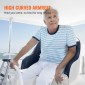 Κάθισμα VEVOR Captain Bucket, Κάθισμα για σκάφος Pontoon με παχύρρευστο σφουγγάρι, Καρέκλα καπετάνιου σκάφους για ψαρόβαρκα, σκάφος περιήγησης στα αξιοθέατα, ταχύπλοο, κανό, 1 τεμάχιο