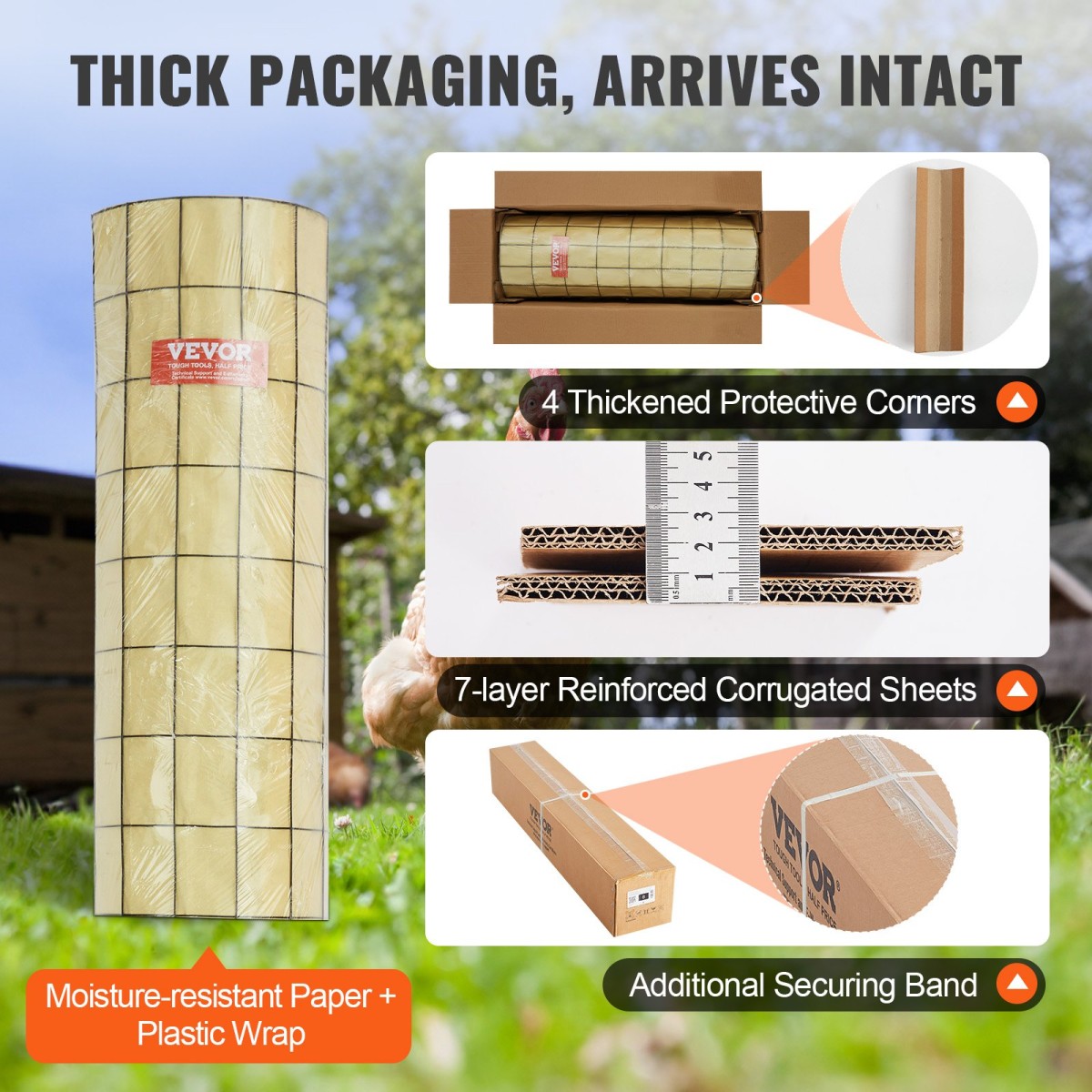 Ύφασμα VEVOR Hardware, 24'' x 50' ρολό γαλβανισμένου συρμάτινου πλέγματος, 16 Gauge ρολό συρμάτινο φράχτη κοτόπουλου, επικάλυψη βινυλίου μεταλλικό συρμάτινο πλέγμα για φράγμα κοτέτσι, φράχτες φιδιών κουνελιών, περιβλήματα πουλερικών