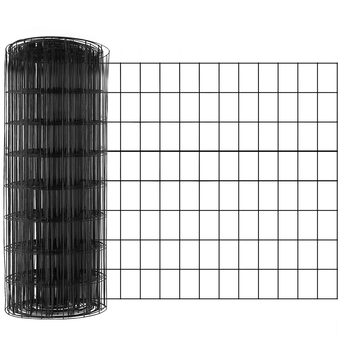 Ύφασμα VEVOR Hardware, 24'' x 50' ρολό γαλβανισμένου συρμάτινου πλέγματος, 16 Gauge ρολό συρμάτινο φράχτη κοτόπουλου, επικάλυψη βινυλίου μεταλλικό συρμάτινο πλέγμα για φράγμα κοτέτσι, φράχτες φιδιών κουνελιών, περιβλήματα πουλερικών
