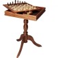 VEVOR 3-IN-1 Chess Checkers Σετ επιτραπέζιου τάβλι, Ξύλινο τραπέζι σκακιού 18 ιντσών Premium, Σετ επιτραπέζιου παιχνιδιού Deluxe Combo, Σετ επιτραπέζιου παιχνιδιού σκακιού Δώρο για οικογενειακά επιτραπέζια παιχνίδια