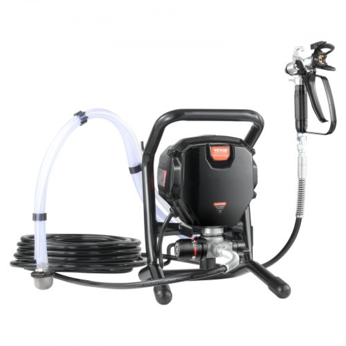VEVOR Stand Airless Paint Sprayer, 750W 3000PSI High Efficiency Electric Airless Sprayer, Fine and ομοιόμορφο αποτέλεσμα βαφής, Φορητοί ψεκαστήρες χρωμάτων για έπιπλα και φράκτες σπιτιού εσωτερικού και εξωτερικού χώρου