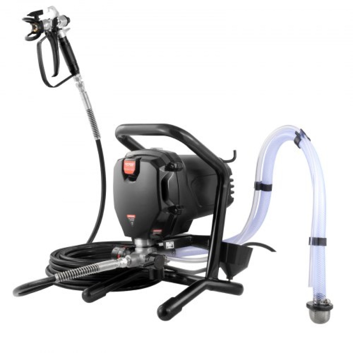 VEVOR Stand Airless Paint Sprayer, 750W 3000PSI High Efficiency Electric Airless Sprayer, Fine and ομοιόμορφο αποτέλεσμα βαφής, Φορητοί ψεκαστήρες χρωμάτων για έπιπλα και φράκτες σπιτιού εσωτερικού και εξωτερικού χώρου