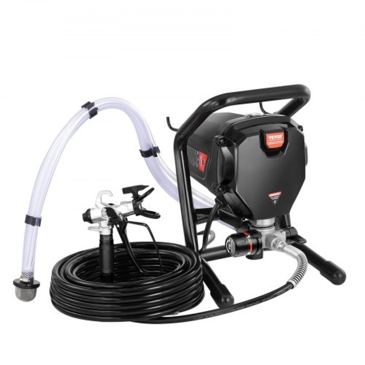 VEVOR Stand Airless Paint Sprayer, 750W 3000PSI High Efficiency Electric Airless Sprayer, Fine and ομοιόμορφο αποτέλεσμα βαφής, Φορητοί ψεκαστήρες χρωμάτων για έπιπλα και φράκτες σπιτιού εσωτερικού και εξωτερικού χώρου