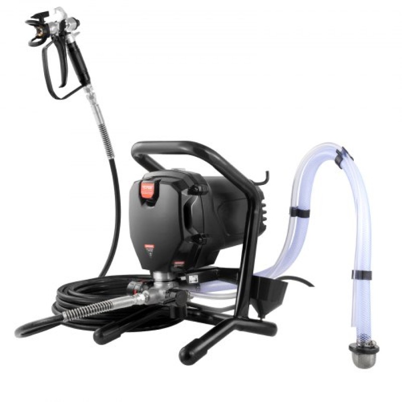 VEVOR Stand Airless Paint Sprayer, 750W 3000PSI High Efficiency Electric Airless Sprayer, Fine and ομοιόμορφο αποτέλεσμα βαφής, Φορητοί ψεκαστήρες χρωμάτων για έπιπλα και φράκτες σπιτιού εσωτερικού και εξωτερικού χώρου