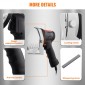 VEVOR Electric Shawarma Knife, Επαγγελματικό τουρκικό μαχαίρι για κεμπάπ 80W, Επαγγελματικός γυροσκόφτης από ανοξείδωτο ατσάλι, τεμαχιστής κρέατος Doner kebab με 2 λεπίδες, Διάμετρος λεπίδας Φ4"/100mm, Ρυθμιζόμενο πάχος 0-8mm