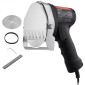 VEVOR Electric Shawarma Knife, Επαγγελματικό τουρκικό μαχαίρι για κεμπάπ 80W, Επαγγελματικός γυροσκόφτης από ανοξείδωτο ατσάλι, τεμαχιστής κρέατος Doner kebab με 2 λεπίδες, Διάμετρος λεπίδας Φ4"/100mm, Ρυθμιζόμενο πάχος 0-8mm