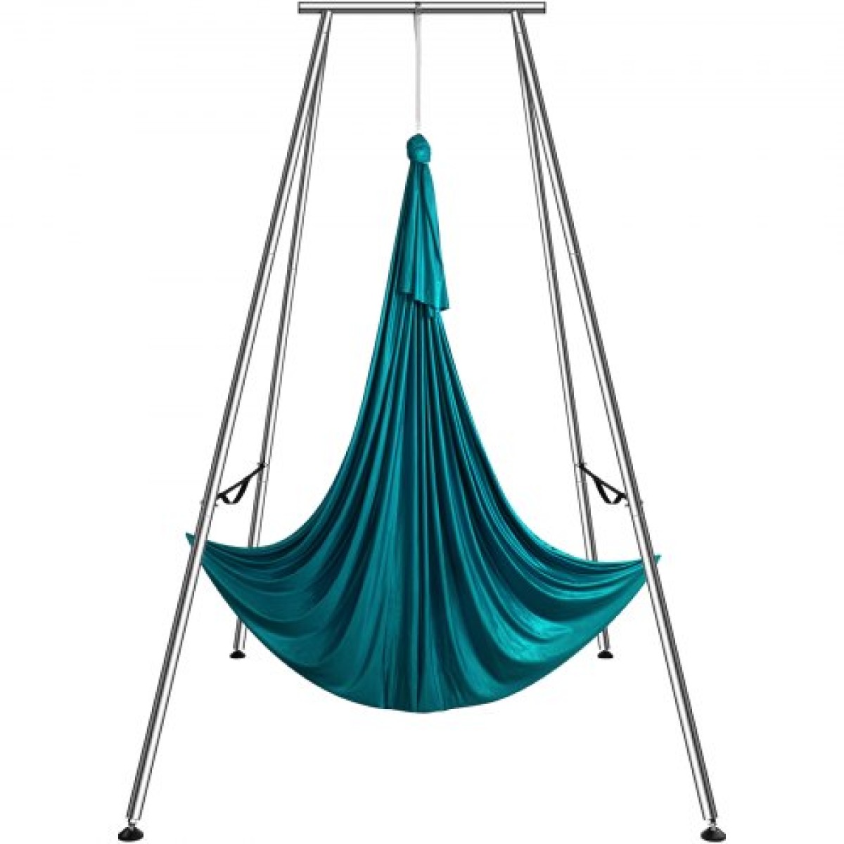 VEVOR Aerial Yoga Frame & Yoga Hammock, 9,67 ft Height Professional Yoga Stand έρχεται με 6,6 Yards Aerial Hammock, Max 551,15 lbs Load Capacity Rig Yoga for Indoor Outdoor Aerial Yoga, Green