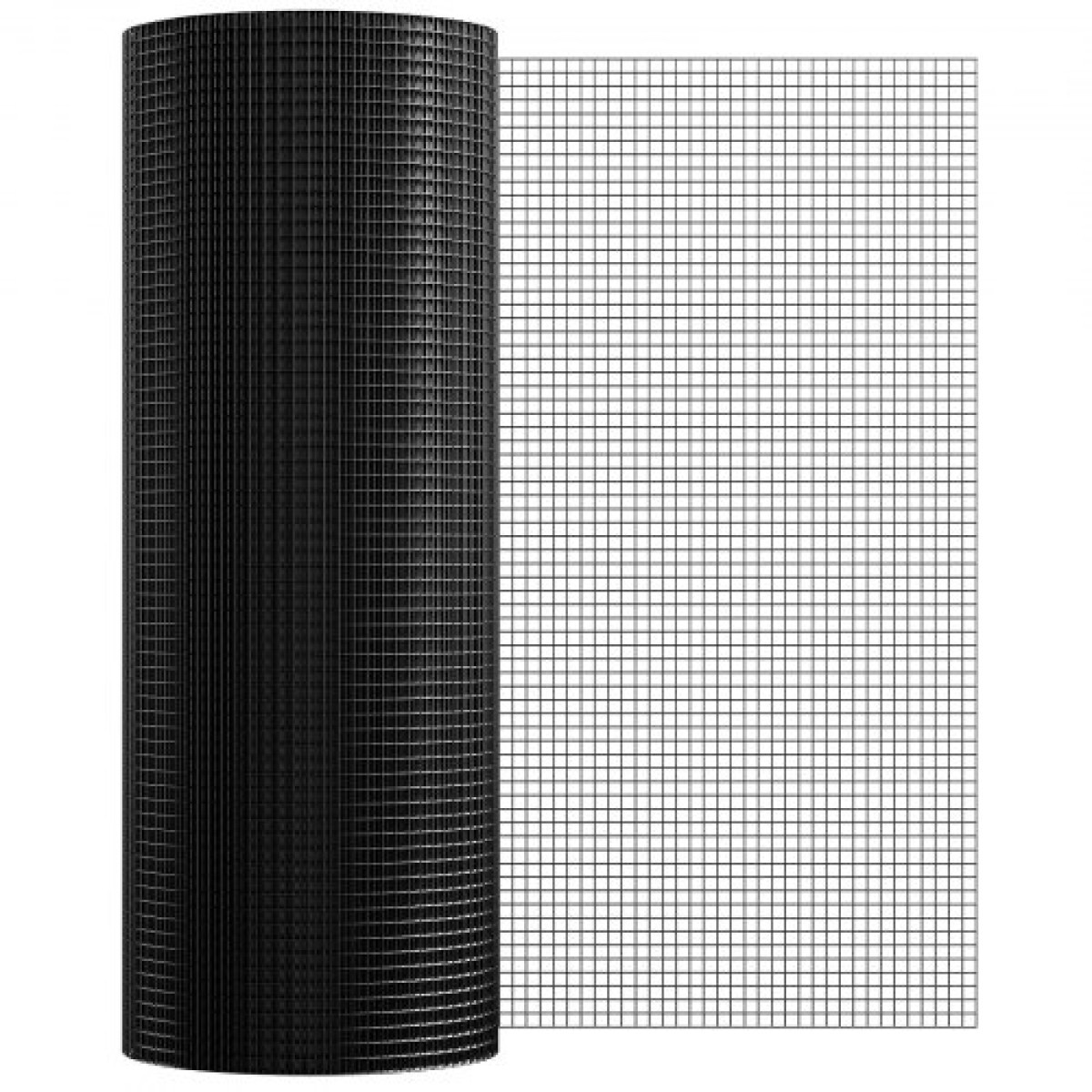 Υφασμάτινο ύφασμα VEVOR, 910 x 30480 mm Ρολό από γαλβανισμένο συρμάτινο πλέγμα, ρολό συρμάτινου φράχτη κοτόπουλου 19 διαμετρήματος, μεταλλικό συρμάτινο πλέγμα επικάλυψης βινυλίου για φράγμα κοτέτσι, φράχτες φιδιών κουνελιών, περιβλήματα πουλερικών
