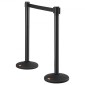 Βάλοι VEVOR Crowd Control Stanchions, 6-pack Crowd Control Barriers with 3PCS 6.5FT Black Retractable Belts, Plastic Stanchion Queue Post, Belt Barriers Line Divider Stanchion set for Airport, Exhibition
