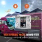 VEVOR 122L x 91,4W cm Concession Stand Παράθυρο σερβιρίσματος Food Truck Service Τέντα