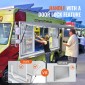 VEVOR 122L x 91,4W cm Concession Stand Παράθυρο σερβιρίσματος Food Truck Service Τέντα