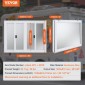 VEVOR 122L x 91,4W cm Concession Stand Παράθυρο σερβιρίσματος Food Truck Service Τέντα