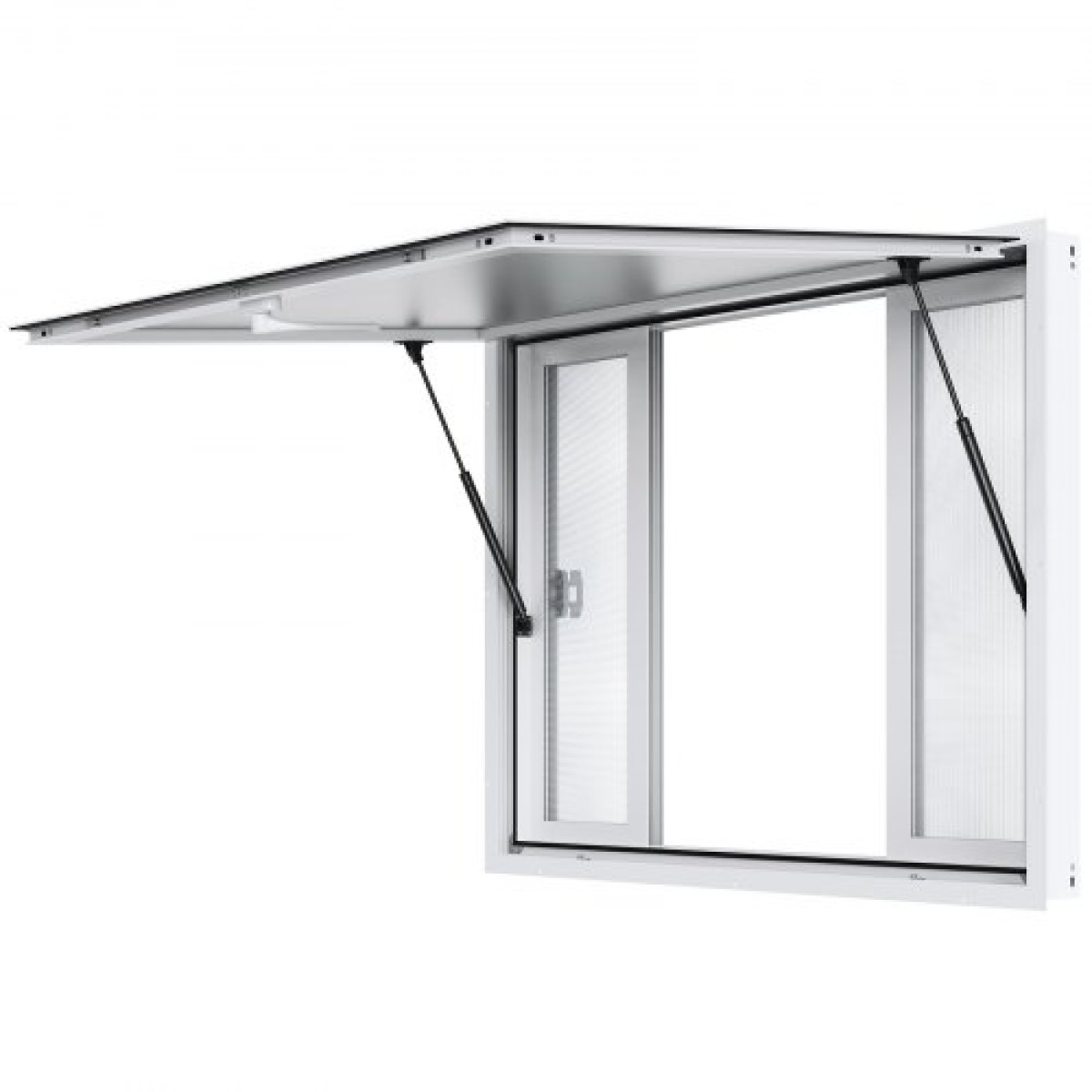 VEVOR 122L x 91,4W cm Concession Stand Παράθυρο σερβιρίσματος Food Truck Service Τέντα