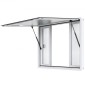 VEVOR 122L x 91,4W cm Concession Stand Παράθυρο σερβιρίσματος Food Truck Service Τέντα