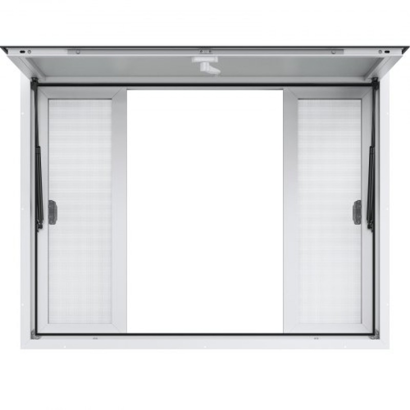 VEVOR 122L x 91,4W cm Concession Stand Παράθυρο σερβιρίσματος Food Truck Service Τέντα