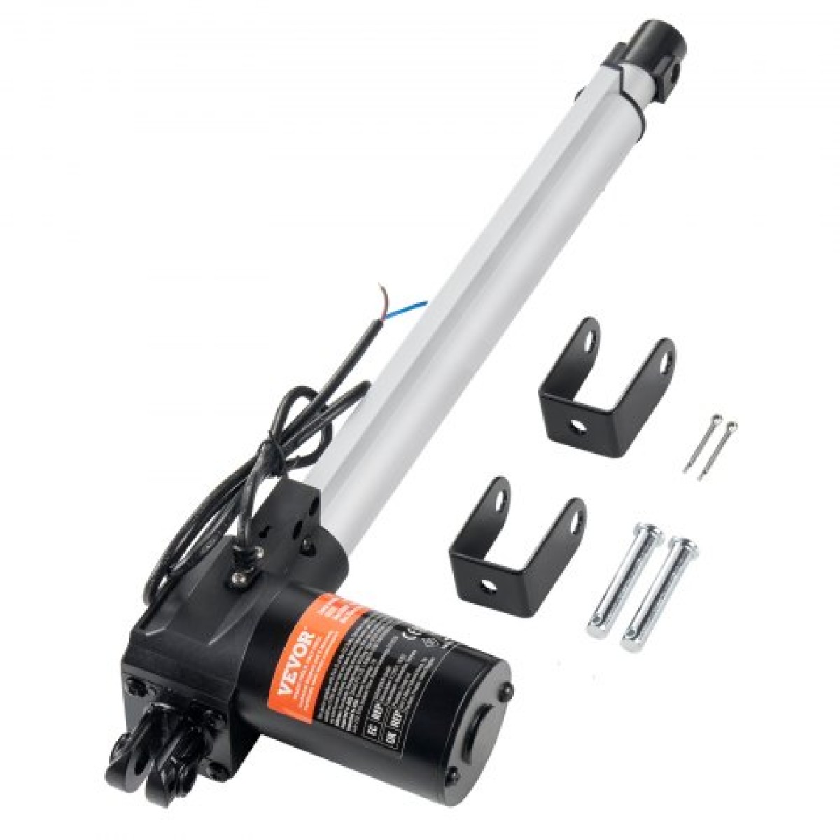 VEVOR Linear Actuator 12V 12In Heavy Duty 1320lbs/6000N 0.19"/s IP44 Protection