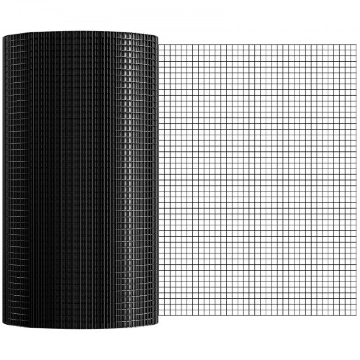 Ύφασμα VEVOR Hardware, 24'' x 100' Ρολό από γαλβανισμένο συρμάτινο πλέγμα, 19 Gauge ρολό συρμάτινο φράχτη κοτόπουλου, μεταλλικό συρμάτινο πλέγμα επικάλυψης βινυλίου για φράγμα κοτέτσι, φράχτες φιδιών κουνελιών, περιβλήματα πουλερικών