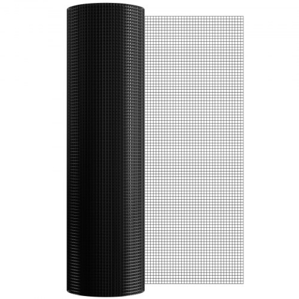 Πανί υλικού VEVOR, 1220 x 30480 mm Ρολό γαλβανισμένου συρμάτινου πλέγματος, ρολό συρμάτινο φράχτη κοτόπουλου 19 διαμετρήματος, μεταλλικό συρμάτινο πλέγμα επικάλυψης βινυλίου για φράγμα κοτέτσι, φράχτες φιδιών κουνελιών, περιβλήματα πουλερικών