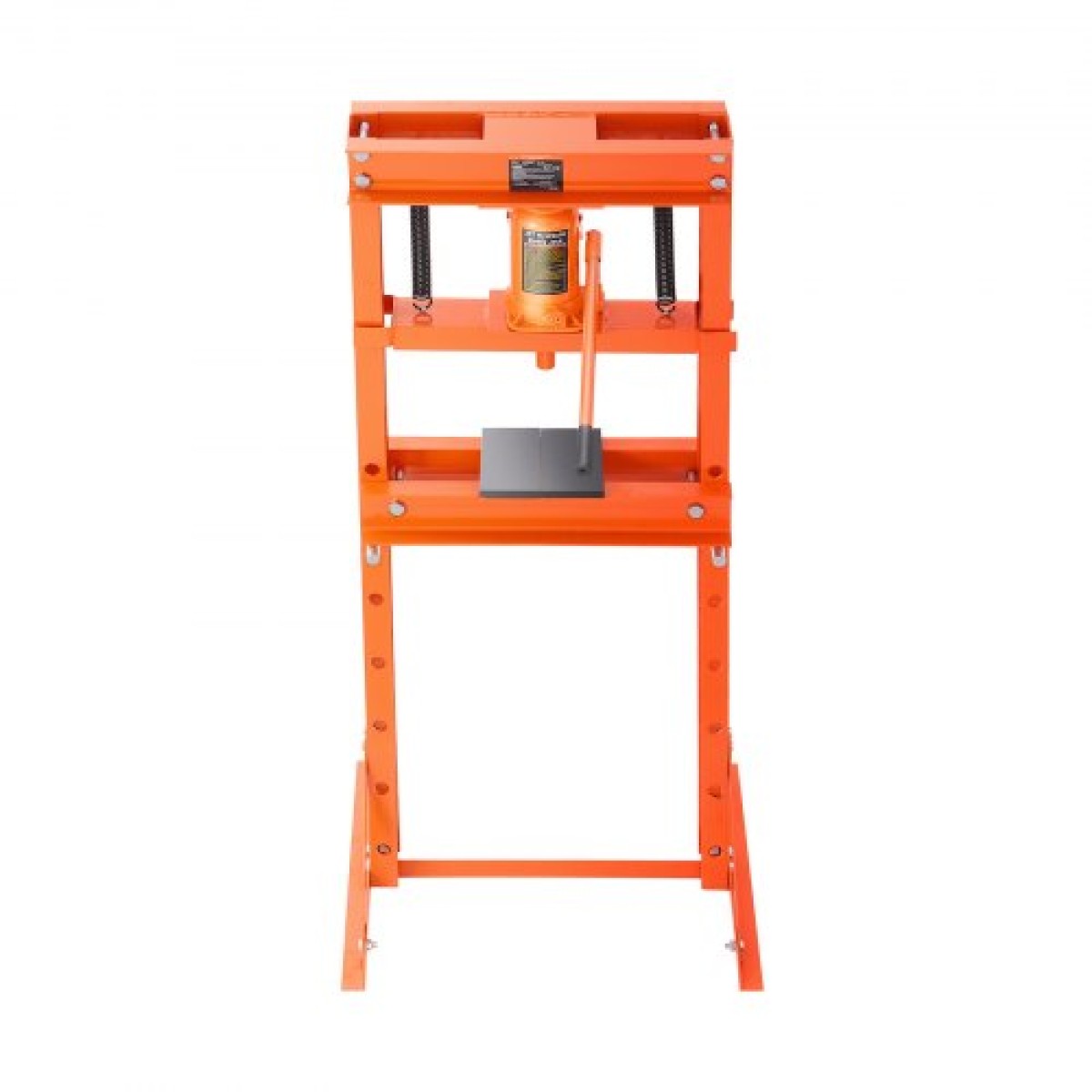 VEVOR Hydraulic Shop Press, 20 T H-Frame Shop Press, με πλάκα πρέσας & τριγωνική στήριξη, σταθερή υδραυλική πρέσα ρυθμιζόμενη στο πάτωμα γκαράζ με ανακουφιστική βαλβίδα, κατάλληλη για κάμψη, ίσιωμα & στάμπα