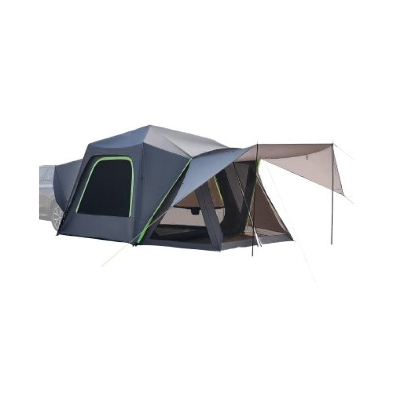 Σκηνή SUV VEVOR για Κάμπινγκ, 10FT L x 10FT W, Αδιάβροχη PU2000mm Ευρύχωρη σχεδίαση διπλού στρώματος για 5-8 άτομα, σκηνή κάμπινγκ SUV με τέντα σκιάς και δίχτυα παράθυρα, περιλαμβάνει Rainfly και τσάντα αποθήκευσης