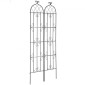 VEVOR πέργκολα κήπου για αναρριχώμενα φυτά, 87 x 20 ίντσες, 2 συσκευασίες μεταλλικά λουλούδια κήπου ανθεκτικά στη σκουριά, στήριγμα τριαντάφυλλο καφασωτό εξωτερικού χώρου για αναρρίχηση αγγουριών, διακοσμητικό πέργκολα Clematis για γκαζόν αυλών