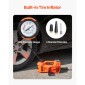 VEVOR Electric Car Jack, 5 Tons /11000 lbs, Ηλεκτρικό γρύλο ψαλιδιού με ενσωματωμένο φουσκωτό, Αντικατάσταση ελαστικού 12V με ηλεκτρικό κρουστικό κλειδί & φως LED, κιτ φορητού γρύλου για Sedan, SUV, φορτηγό