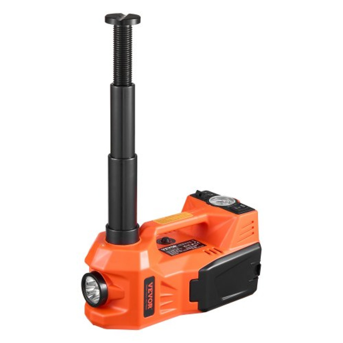 VEVOR Electric Car Jack, 5 Tons /11000 lbs, Ηλεκτρικό γρύλο ψαλιδιού με ενσωματωμένο φουσκωτό, Αντικατάσταση ελαστικού 12V με ηλεκτρικό κρουστικό κλειδί & φως LED, κιτ φορητού γρύλου για Sedan, SUV, φορτηγό