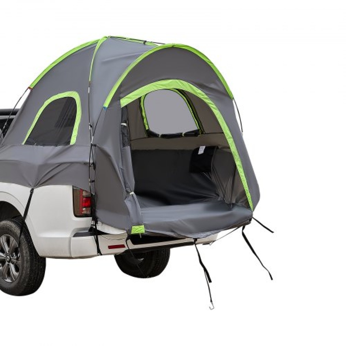 Σκηνή φορτηγού VEVOR Pickup, Fit 5.0-5.2 ft Truck Tents for Camping, Αδιάβροχη σκηνή κρεβατιού φορτηγού 2-3 ατόμων PU2000mm με παράθυρα διπλής στρώσης, ανθεκτικό κέλυφος τροχόσπιτου κρεβατιού φορτηγού με τσάντα αποθήκευσης