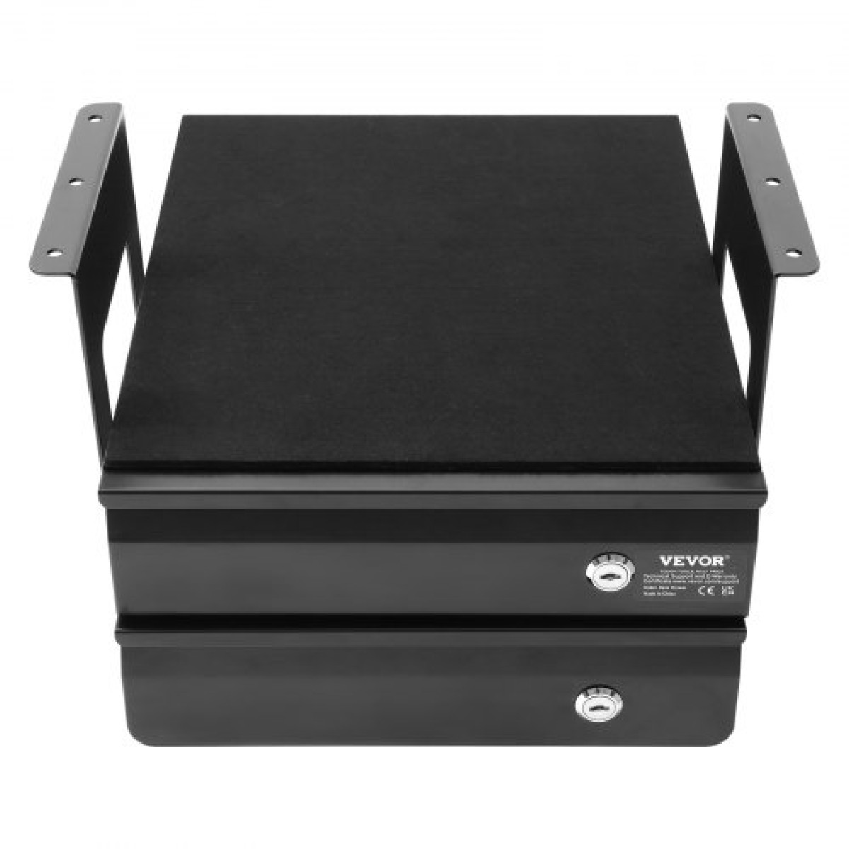 VEVOR 13" Ευρεία Κάτω Συρτάρι Desk Συρτάρι Slide Out, Under Table Pull-out συρτάρι Atachment, Hidden Desktop 2 Layer Storage Organizer, Κλείδωμα κάτω από τη βάση Συρτάρι Μολυβιού για Κάθισμα Sit 1x1x1, W1x