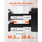 VEVOR 16" Wide Under Desk Slide Out, Under Desk Mounted Tull-out Derwer Atachment, Hidden Desktop 2 Layer Storage Organizer, Under Table Pencil Συρτάρι για Σπίτι και 8 το 8 το Στο σπίτι και 8 το 8 το σε το σε το σε το σε το σε σε το σε το σε σε τους 