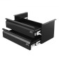 VEVOR 16" Wide Under Desk Slide Out, Under Desk Mounted Tull-out Derwer Atachment, Hidden Desktop 2 Layer Storage Organizer, Under Table Pencil Συρτάρι για Σπίτι και 8 το 8 το Στο σπίτι και 8 το 8 το σε το σε το σε το σε το σε σε το σε το σε σε τους 