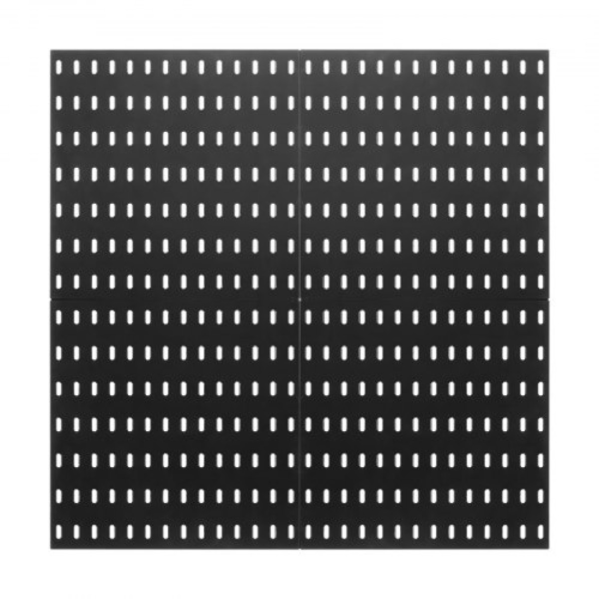 Κιτ συνδυασμού VEVOR Pegboard, 11" x 11" Plastic Pegboard, 4 πάνελ, Κιτ οργάνωσης τοίχου με μανταλάκια με αξεσουάρ, για αποθήκευση εργαλείων γκαράζ Κουζίνα Σαλόνι Craft Room Γραφείο Μπάνιο Σπίτι, Μαύρο