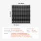 Κιτ συνδυασμού VEVOR Pegboard, 11" x 11" Plastic Pegboard, 4 πάνελ, Κιτ οργάνωσης τοίχου με μανταλάκια με αξεσουάρ, για αποθήκευση εργαλείων γκαράζ Κουζίνα Σαλόνι Craft Room Γραφείο Μπάνιο Σπίτι, Μαύρο