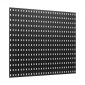 Κιτ συνδυασμού VEVOR Pegboard, 11" x 11" Plastic Pegboard, 4 πάνελ, Κιτ οργάνωσης τοίχου με μανταλάκια με αξεσουάρ, για αποθήκευση εργαλείων γκαράζ Κουζίνα Σαλόνι Craft Room Γραφείο Μπάνιο Σπίτι, Μαύρο