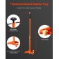 Βάση στήριξης VEVOR Underhoist, Χωρητικότητα 3/4 τόνους κάτω από βάση ανύψωσης, ανύψωση από 38,4 έως 75,4 ίντσες, λαβή περιστροφής με έδραση, βίδα με σπείρωμα που κλειδώνει, δύο τροχοί, εξαρτήματα οχήματος υποστήριξης
