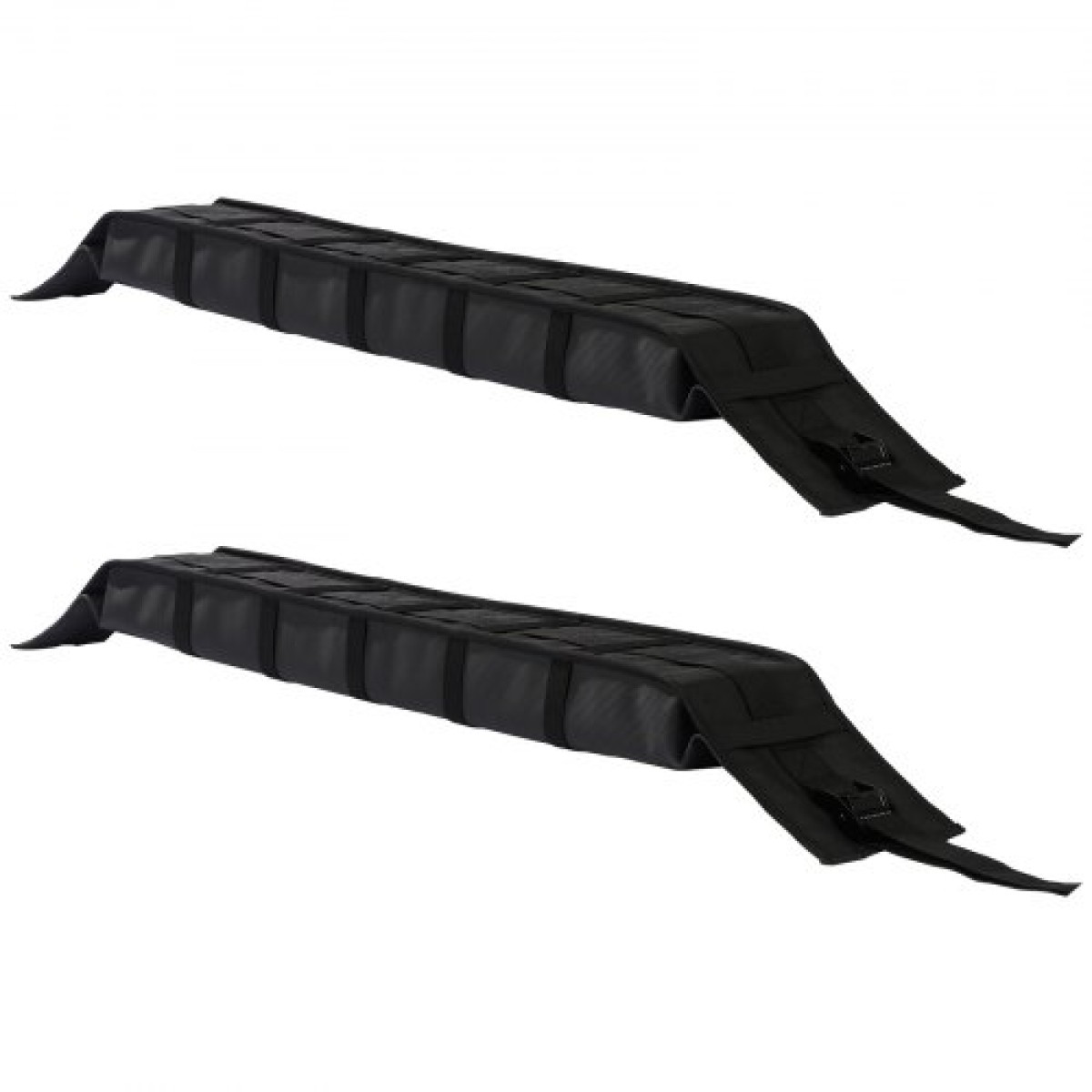 VEVOR Soft Roof Rack Pads, Universal Car Roof Rack Pad, 176LBS Load Capacity Bargage Kayak Carrier με 2 ιμάντες δεσίματος και φορητή τσάντα αποθήκευσης για SUP Canoe Snowboard Paddle Board