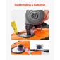 VEVOR Towable Tube for Boating, 1-4 Riders Inflatable Boat Tubes and Towables, 680lbs Water Sport Towable Tube for Boat to Rall - με πλήρες νάιλον κάλυμμα, 22 λαβές λαβής, διπλά σημεία ρυμούλκησης & βαλβίδα ασφαλείας