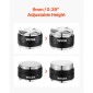 VEVOR Coffee Distributor 53mm, 2-σε-1 Ρυθμιζόμενος Διανομέας Espresso με βάση σε σχήμα βεντιλατέρ, Coffee Distributor 304 από ανοξείδωτο ατσάλι με σχέδιο εύκολης αποσυναρμολόγησης