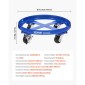 VEVOR 55 γαλόνι Drum Dolly, χωρητικότητα 2000 lbs, Dolly βαρέως τύπου με σταυρωτά στηρίγματα και 4 περιστρεφόμενους τροχούς τροχού, κουκλάκια χειρός φορτηγού χωρίς ανατροπή για χειρισμό τυμπάνων αποθήκης, μπλε