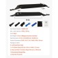 Φουσκωτές μαλακές ράβδους οροφής VEVOR, Universal rack rack οροφής αυτοκινήτου 37,6 ιντσών, 88LBS φόρτωσης αποσκευών με 2 ιμάντες και σχοινιά, αντλία αέρα χειρός, τσάντα αποθήκευσης για κανό, σανίδες του σερφ
