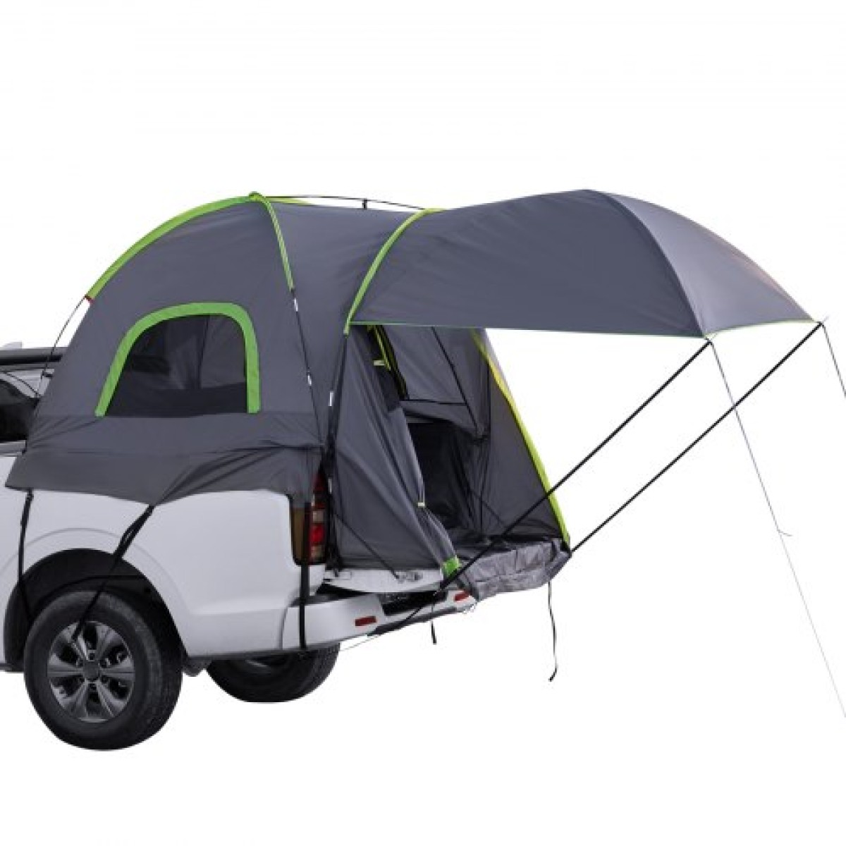 Σκηνή VEVOR Pickup Truck, ταιριάζει σε σκηνές φορτηγού 5,5-6,0 ft για κάμπινγκ, αδιάβροχη PU2000 mm Σκηνή κρεβατιού φορτηγού ύπνου 2-3 ​​ατόμων, ανθεκτικό κέλυφος τροχόσπιτου κρεβατιού φορτηγού με επεκτάσιμη τέντα, Rainfly, τσάντα αποθήκευσης