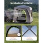 Σκηνή SUV VEVOR για κάμπινγκ, 10FT L x 8FT W, Αδιάβροχη PU2000mm Ευρύχωρη σχεδίαση διπλού στρώματος για 5-8 άτομα, σκηνή κάμπινγκ SUV με δίχτυα παράθυρα, περιλαμβάνει Rainfly & τσάντα αποθήκευσης, για υπαίθριες δραστηριότητες