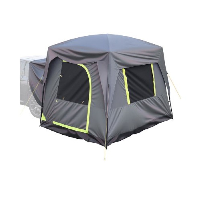 Σκηνή SUV VEVOR για κάμπινγκ, 10FT L x 8FT W, Αδιάβροχη PU2000mm Ευρύχωρη σχεδίαση διπλού στρώματος για 5-8 άτομα, σκηνή κάμπινγκ SUV με δίχτυα παράθυρα, περιλαμβάνει Rainfly & τσάντα αποθήκευσης, για υπαίθριες δραστηριότητες