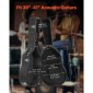 Σκληρή θήκη VEVOR Acoustic Guitar 43,31 in / 110 cm με κλειδαριά και πλήκτρα για ακουστική κιθάρα