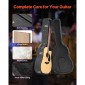 Σκληρή θήκη VEVOR Acoustic Guitar 43,31 in / 110 cm με κλειδαριά και πλήκτρα για ακουστική κιθάρα