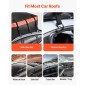 Τσάντα μεταφοράς φορτίου VEVOR Car Rooftop Cargo, 20 Cubic Feet Roof Cargo Carrier, Heavy Duty 840D PVC 100% αδιάβροχη τσάντα αποσκευών οροφής αυτοκινήτου για όλα τα οχήματα με/χωρίς ράφι- με κλειδαριά, αντιολισθητικό χαλάκι, γάντζος 6 θυρών