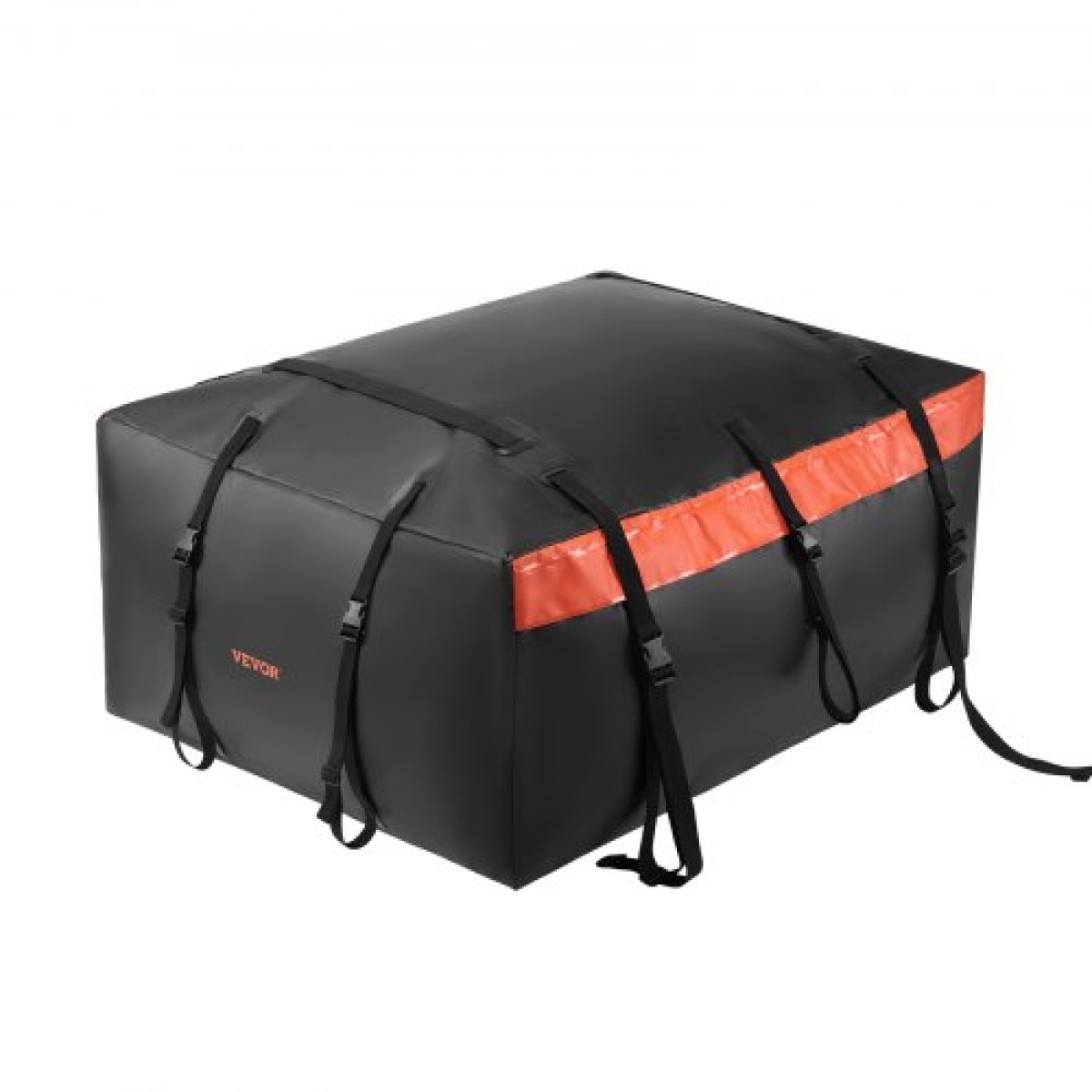Τσάντα μεταφοράς φορτίου VEVOR Car Rooftop Cargo, 20 Cubic Feet Roof Cargo Carrier, Heavy Duty 840D PVC 100% αδιάβροχη τσάντα αποσκευών οροφής αυτοκινήτου για όλα τα οχήματα με/χωρίς ράφι- με κλειδαριά, αντιολισθητικό χαλάκι, γάντζος 6 θυρών