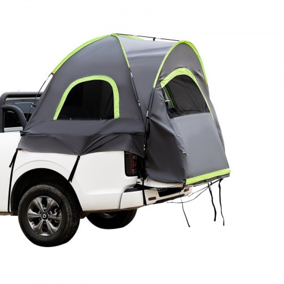 Σκηνή φορτηγού VEVOR Pickup, Fit 5,5-6,0 ft Truck Tents for Camping, Αδιάβροχη σκηνή κρεβατιού φορτηγού 2-3 ατόμων PU2000mm με παράθυρα διπλής στρώσης, ανθεκτικό κέλυφος τροχόσπιτου κρεβατιού φορτηγού με τσάντα αποθήκευσης